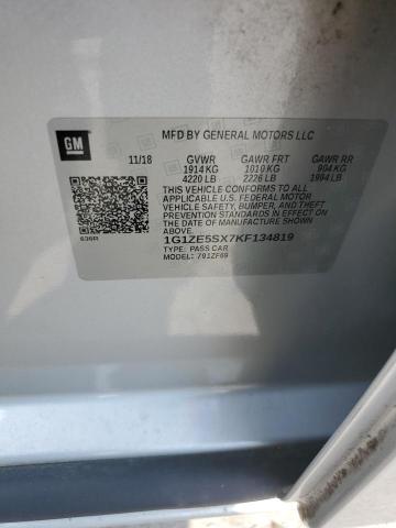 2019 CHEVROLET MALIBU PREMIER 1G1ZE5SX7KF134819