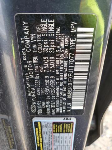 2015 HYUNDAI SANTA FE G KM8SRDHFXFU117077