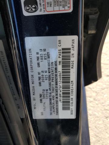 2015 MAZDA 3 GRAND TO - JM1BM1W76F1246867
