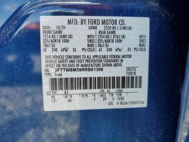 2024 FORD MAVERICK L - 3FTTW8M39RRB81398