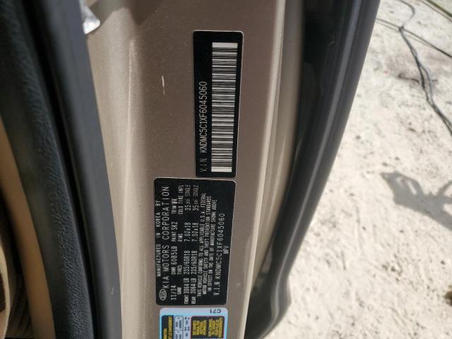 2015 KIA SEDONA EX KNDMC5C1XF6045060