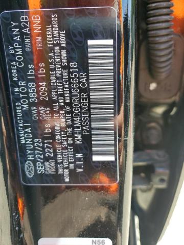 2024 HYUNDAI ELANTRA SEL KMHLM4DG0RU666518