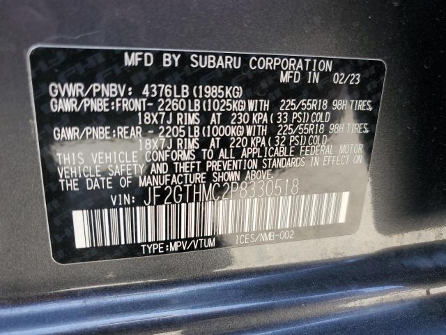 2023 SUBARU CROSSTREK - JF2GTHMC2P8330518