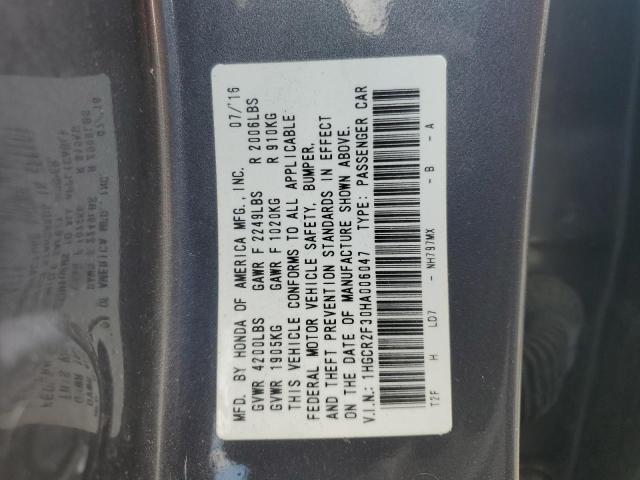 2017 HONDA ACCORD LX 1HGCR2F30HA006047