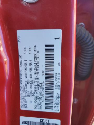 2021 TOYOTA TUNDRA CREWMAX SR5 5TFDY5F16MX019916
