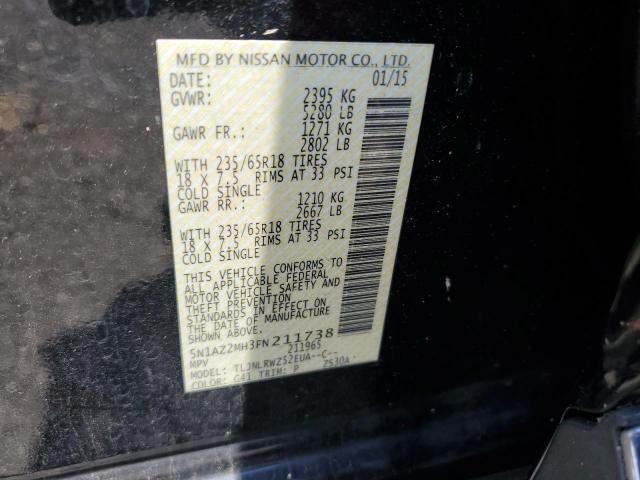 2015 NISSAN MURANO S - 5N1AZ2MH3FN211738