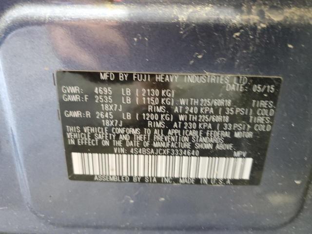 2015 SUBARU OUTBACK 2. - 4S4BSAJCXF3334640