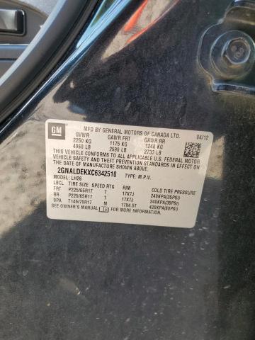 2012 CHEVROLET EQUINOX LT - 2GNALDEKXC6342510