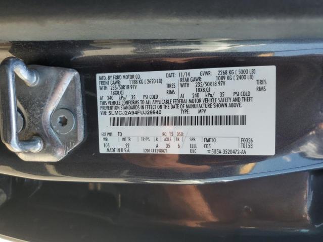 2015 LINCOLN MKC 5LMCJ2A94FUJ29940