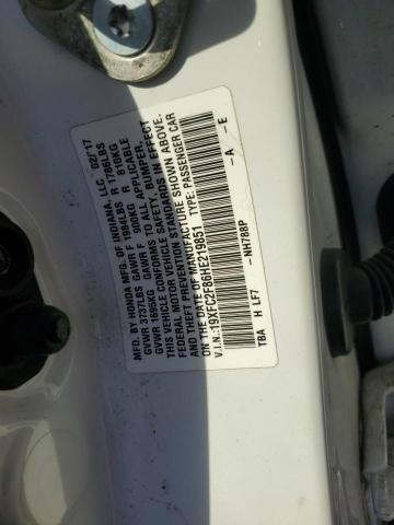 2017 HONDA CIVIC EX 19XFC2F86HE219851