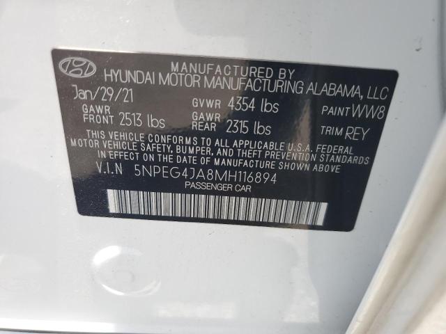 2021 HYUNDAI SONATA SE - 5NPEG4JA8MH116894