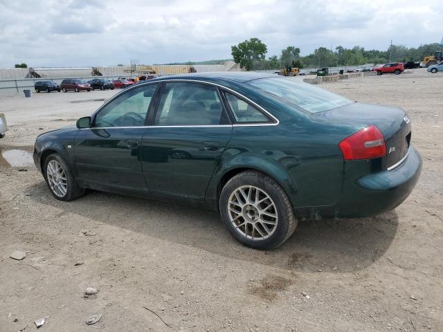 AUDI A6 2.7T QU 2001 green sedan 4d gas WAUED64B91N121393 photo #3