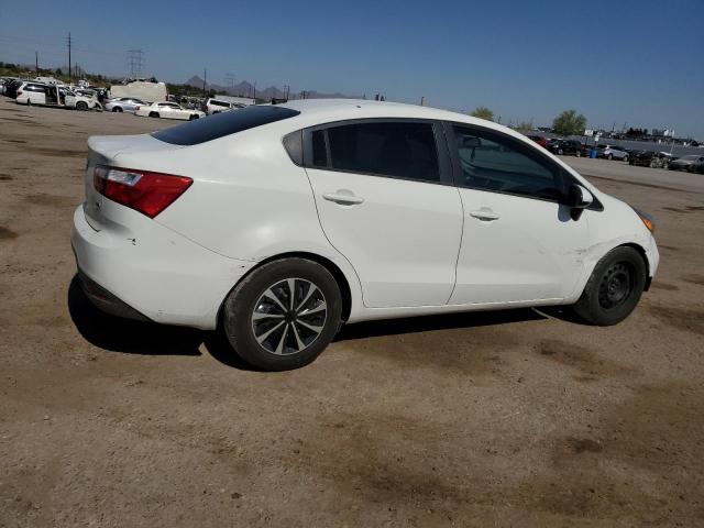 KIA RIO LX 2014 white  gas KNADM4A32E6352830 photo #4