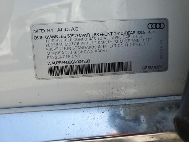 2016 AUDI A8 L TDI Q WAU3RAFD5GN004283