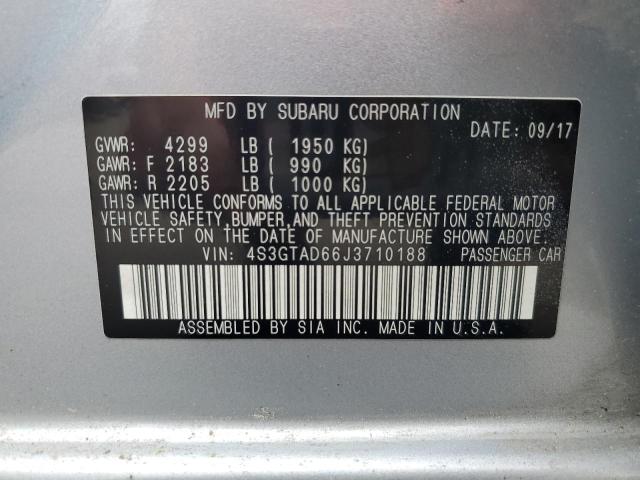2018 SUBARU IMPREZA PR 4S3GTAD66J3710188