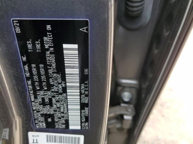 2021 TOYOTA HIGHLANDER - 5TDCZRAH4MS537596