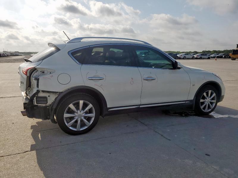INFINITI QX50 2017 white  gas JN1BJ0RR1HM413771 photo #4