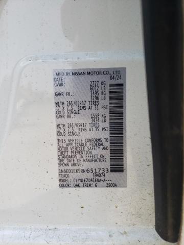 2024 NISSAN FRONTIER S 1N6ED1EK9RN651733