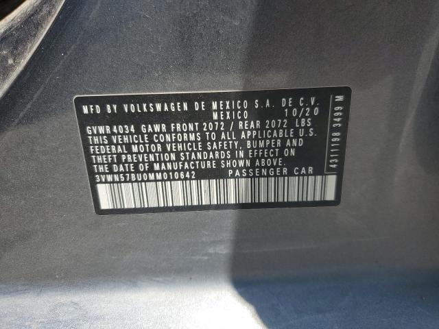 2021 VOLKSWAGEN JETTA S 3VWN57BU0MM010642