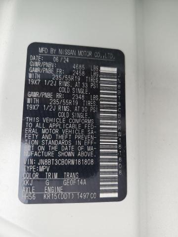2024 NISSAN ROGUE SL JN8BT3CB0RW181808