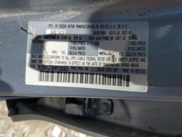 2017 MAZDA 3 SPORT - 3MZBN1U78HM105883