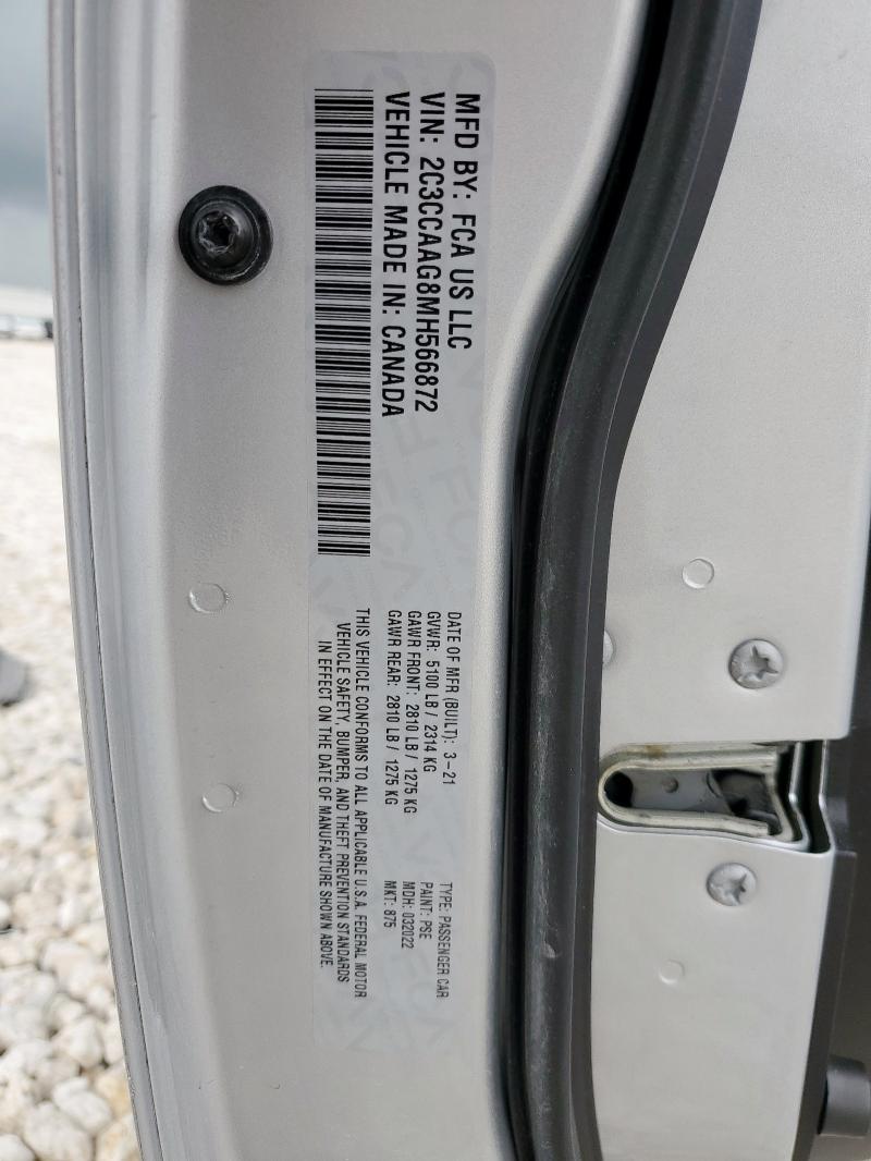 2021 CHRYSLER 300 TOURIN 2C3CCAAG8MH566872