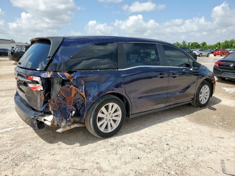 HONDA ODYSSEY LX 2021 blue  gas 5FNRL6H24MB044310 photo #4