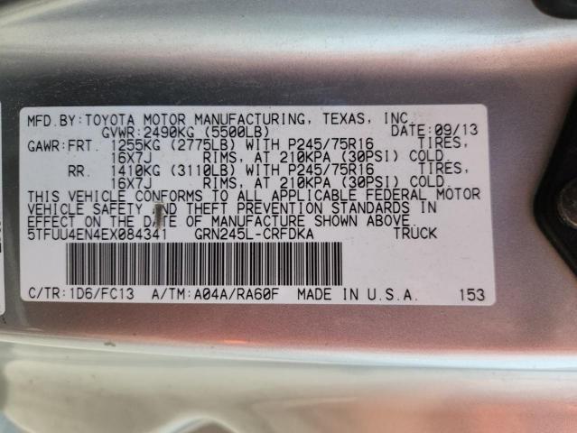 2014 TOYOTA TACOMA - 5TFUU4EN4EX084341