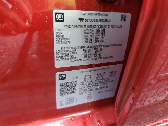 2024 GMC SIERRA K15 - 1GTUUGEL5RZ388031