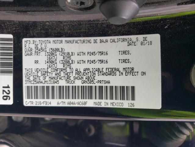 2018 TOYOTA TACOMA DOU - 3TMCZ5AN4JM131845