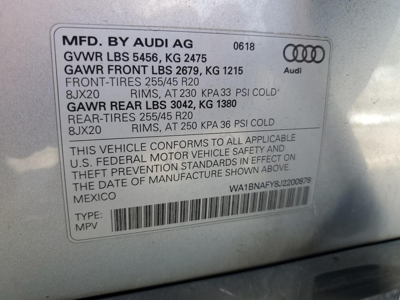 Audi Q5 premium 2018