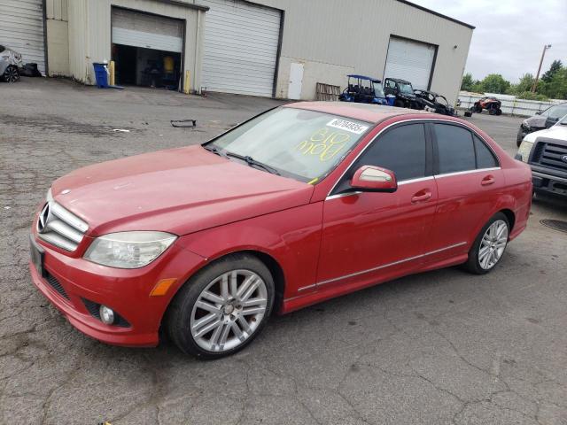 MERCEDES-BENZ C 300 2009 red sedan 4d gas WDDGF54X69R072286 photo #1