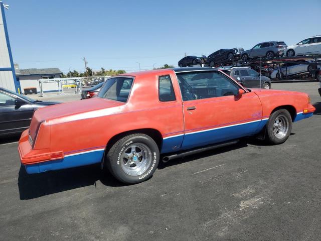 OLDSMOBILE CUTLASS SU 1987 two tone coupe gas 1G3GR1190HP311468 photo #4