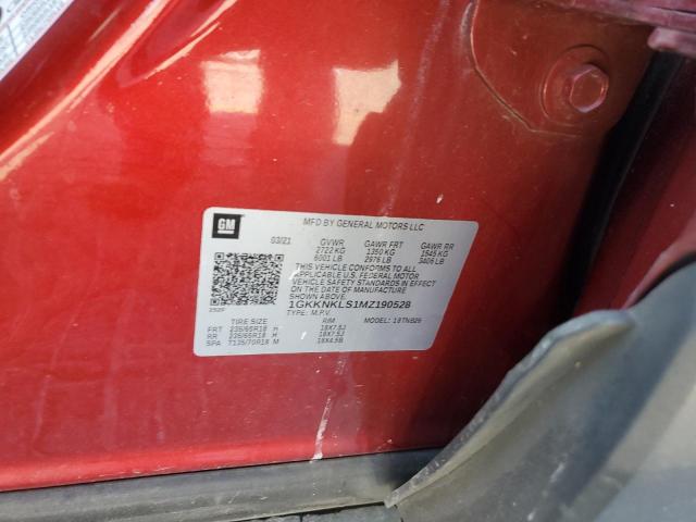 2021 GMC ACADIA SLE 1GKKNKLS1MZ190528