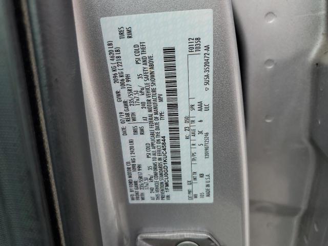 2019 FORD ESCAPE SE - 1FMCU0GD1KUC45844
