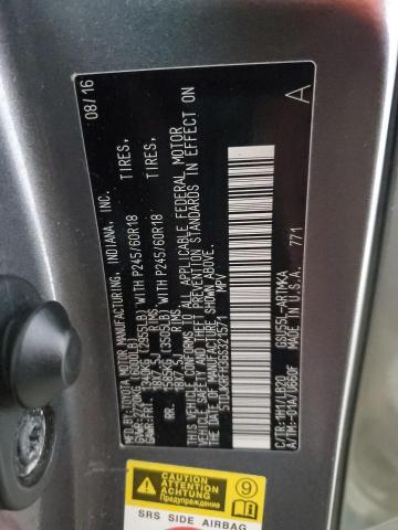 2016 TOYOTA HIGHLANDER 5TDJKRFH3GS321571