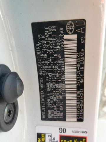 2016 TOYOTA COROLLA L - 2T1BURHE6GC584468