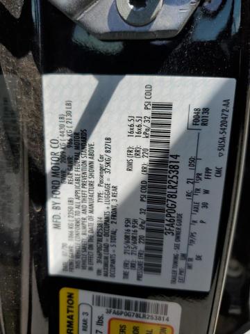 2020 FORD FUSION S 3FA6P0G78LR253814