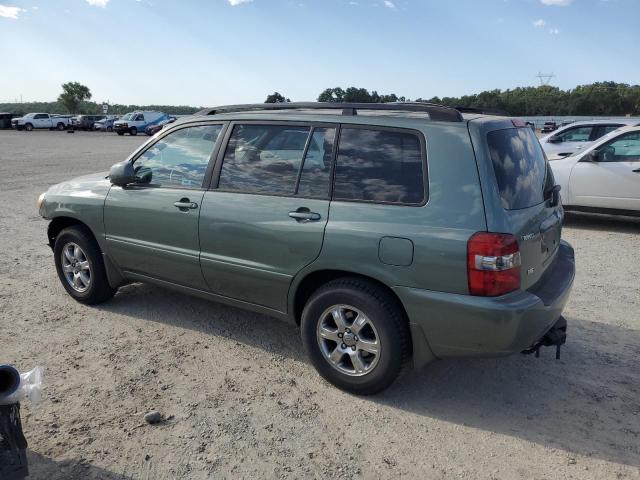 TOYOTA HIGHLANDER 2005 green  gas JTEDP21A550075764 photo #3
