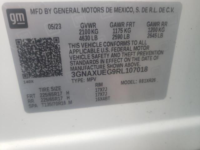 2024 CHEVROLET EQUINOX LT - 3GNAXUEG9RL107018