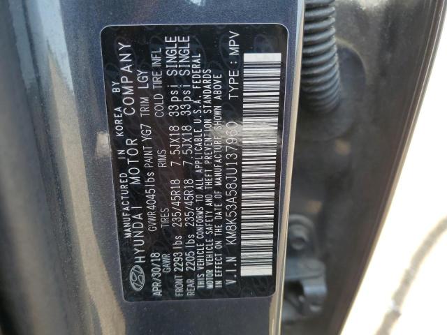 2018 HYUNDAI KONA ULTIM KM8K53A58JU137960