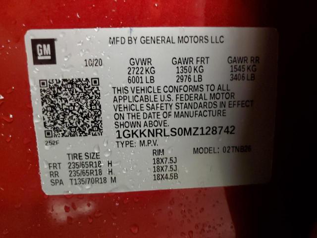2021 GMC ACADIA SLE - 1GKKNRLS0MZ128742