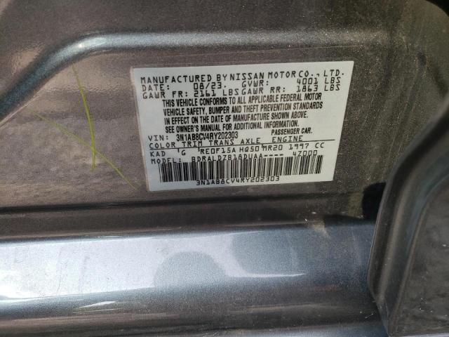 2024 NISSAN SENTRA SV 3N1AB8CV4RY202303