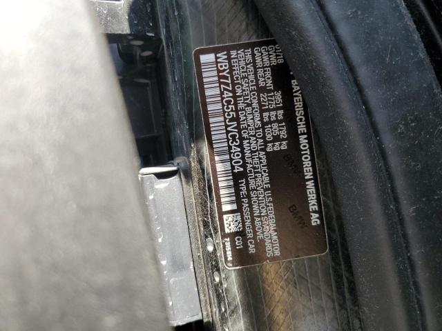 2018 BMW I3 REX WBY7Z4C55JVC34904