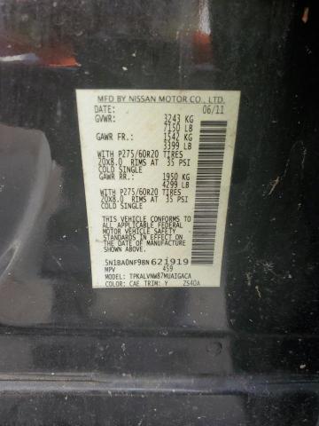 2011 NISSAN ARMADA PLA - 5N1BA0NF9BN621919