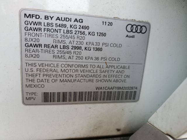 2021 AUDI Q5 PRESTIG - WA1CAAFY8M2032874