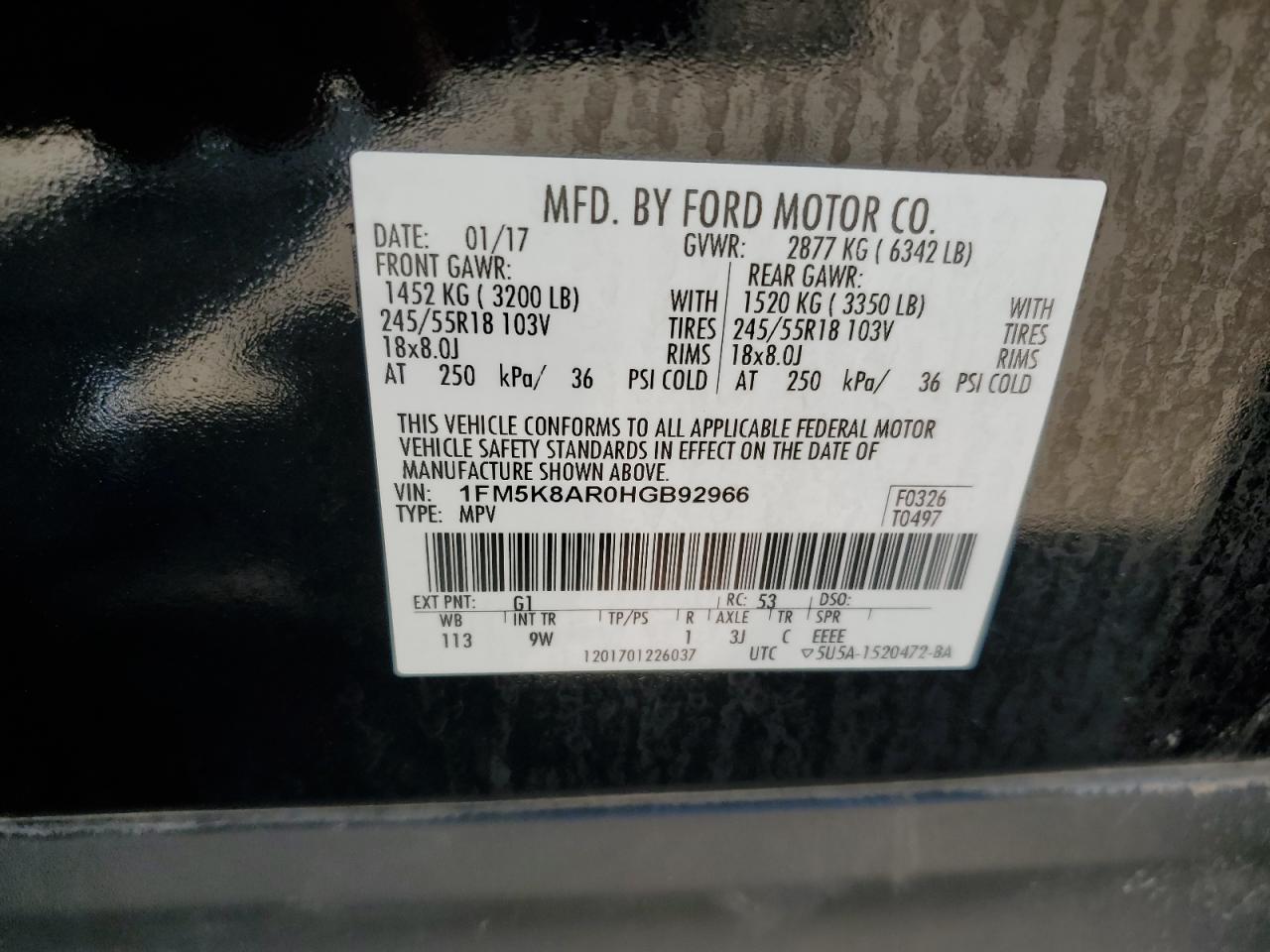 FORD EXPLORER POLICE INTERCEPTOR