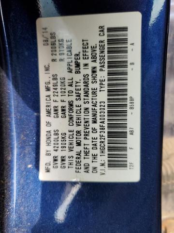 2015 HONDA ACCORD LX - 1HGCR2F38FA003023