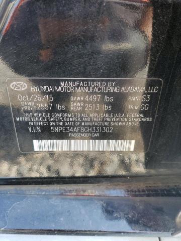 2016 HYUNDAI SONATA SPO - 5NPE34AF8GH331302