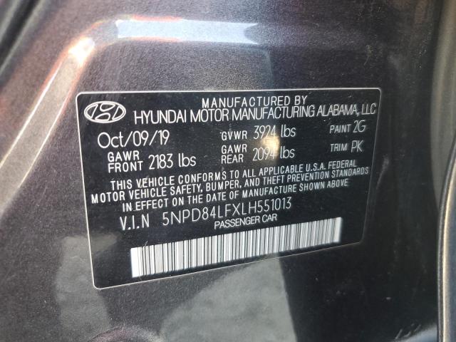 2020 HYUNDAI ELANTRA SE - 5NPD84LFXLH551013